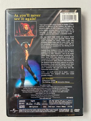 Cats (DVD, 1998) Used 25192111624| eBay