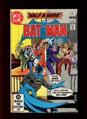 Batman #346 1982 FN- 5.5 High Definition Scans**
