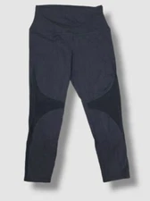 $108 Alo Yoga Women's Black Stretch High Rise Tight Leggings Pants Size XS