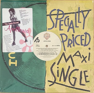 Apollonia   The Same Dream 12  Vinyl House Freestyle Hi NRG 1988 US NEAR MINT