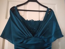 Jade Couture By Jasmine M160061 Size 2 Teal Prom/Bridesmaid/Mother of the Bride