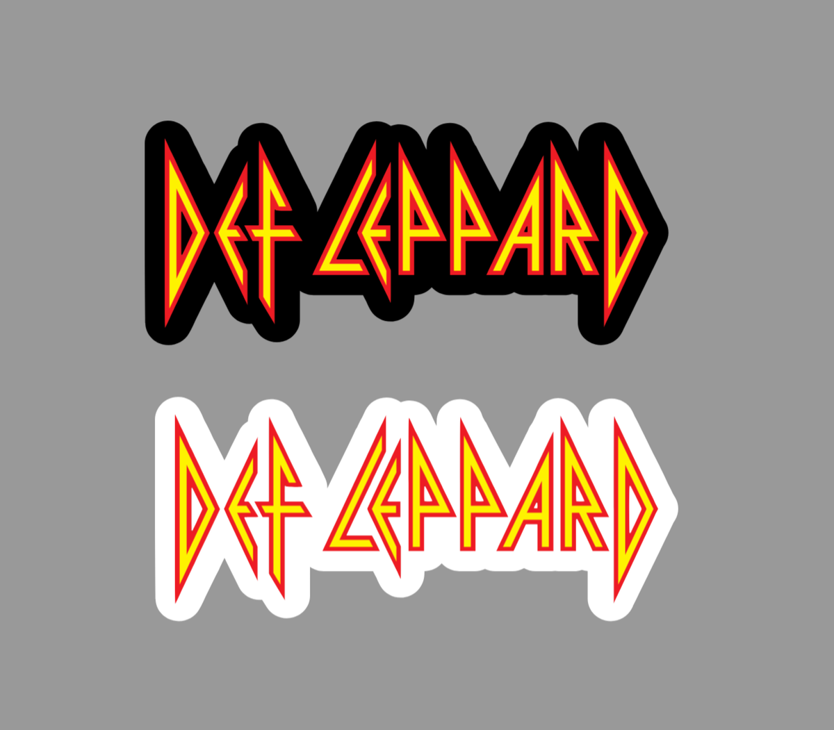DEF LEPPARD ロゴタオル Def Leppard Sticker Decal | eBay