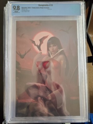 Vampirella #15 CBCS 9.8 Igor Lomov Virgin Variant cover Trinity Comics Exclusive
