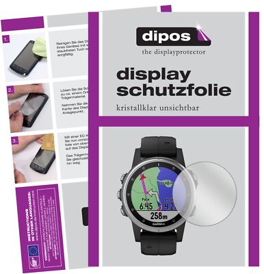 6x Pellicola per Garmin fenix 5s Plus (42mm) Protettiva Protezione