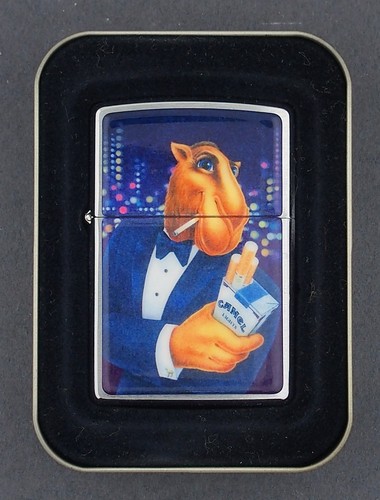 Joe Camel Cigarette Zippo Lighter in Original Tin Box 503 Joe Tux Tuxedo