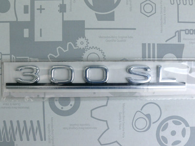 Original Mercedes lettering/type designation/type license plate 300SL R107 NEW