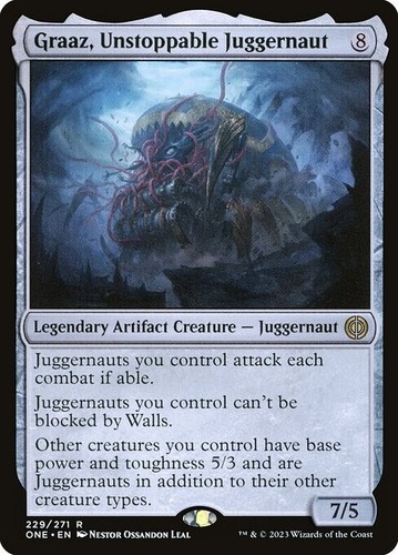 Graaz, Unstoppable Juggernaut Phyrexia: All Will Be One #229 Rare