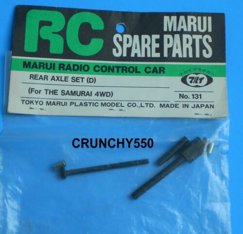 Marui Samurai 4WD Rear Axle Set (D) No. 131 Vintage RC Part - Picture 1 of 1