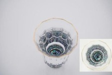 Guinomi JapanSake glass Takaoka lacquerware Mother of pearl Gold Stonewall BK