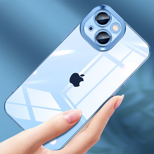 For iPhone 16 Pro Max 15 14 Pro 13 12 11 Plating Clear Soft TPU Phone Case Cover - Picture 2 of 33