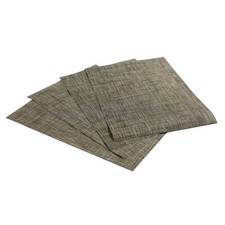 PVC table placemats set of 4 indoor outdoor Patio Table woven 45X30cm bbq party