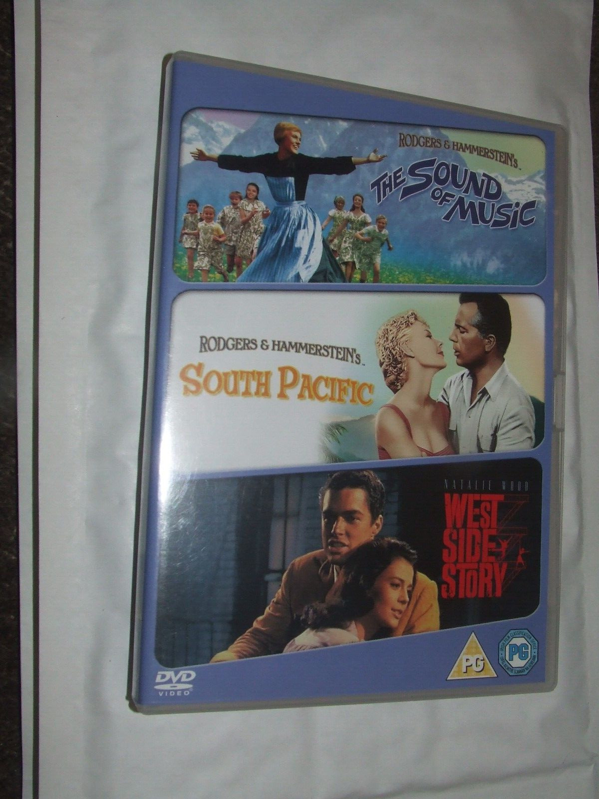 The Sound Of Music / South Pacific /  West Side Story DVD NEW & SEALED