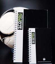 Soccer Coaching Notepads Gameday5.5" x 8"/Mini 3"x 5" 50 Games 
