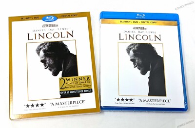 Lincoln (Blu-ray/DVD, 4-Disc Set) Daniel Day Lewis and Sally Field NEW SEALED