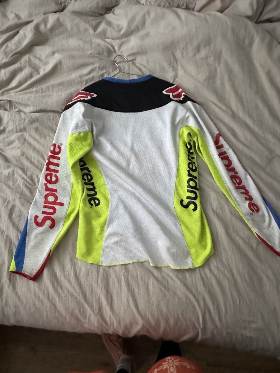 NWT Supreme x Fox Racing Moto Jersey Size XL | eBay