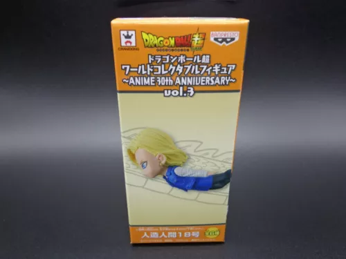 Figura Coleccionable Mundial BANPRESTO Dragon Ball Z ANDROID 18 30o Vol.3 WCF RARA
