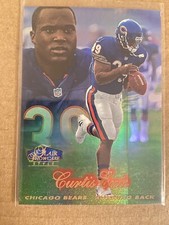1998 Flair Showcase Row 2 Chicago Bears Football Card #15 Curtis Enis Rookie RC. rookie card picture