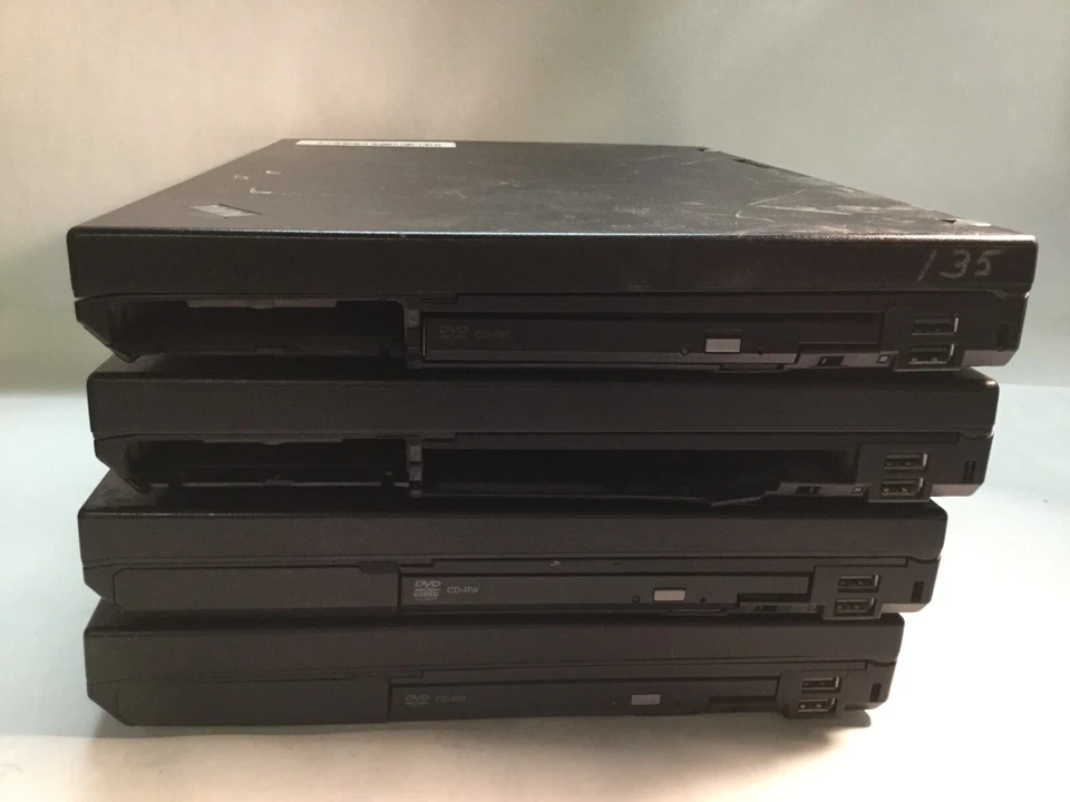 LOT OF 4 Lenovo ThinkPad R61 14" Laptop Intel Celeron- VARIOUS ISSUES *READ* - Image 3 of 4