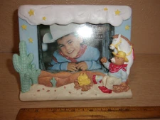 FETCO 3D CHILD'S 3-1/2" X 5" PHOTO FRAME WESTERN THEME