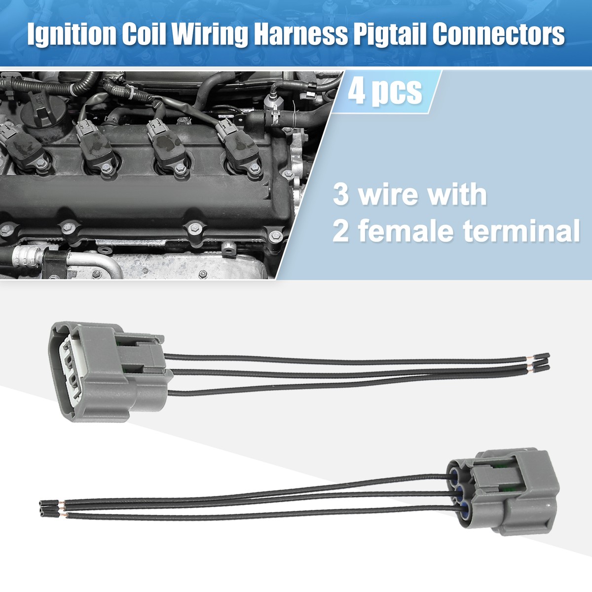 ®️KNAページ 2002-2018 Nissan Altima Ignition Coil Connectors Plug Wiring
