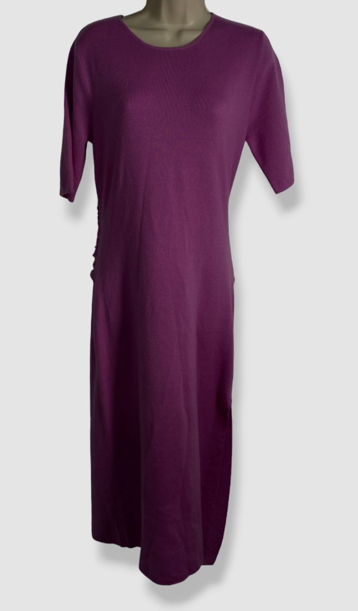 purple cashmere dress Cashmere Wrap Dress