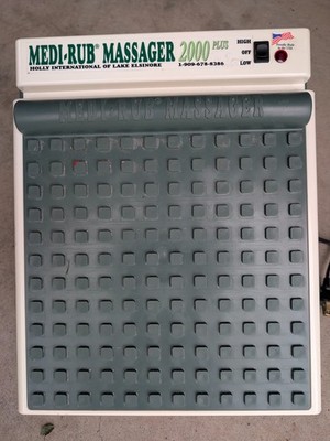 Medi-Rub MR-3F Massager 2000 Plus Therapeutic Foot Massager 2-Speed Tested Works