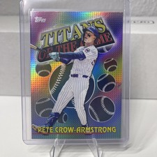 Topps 2026 Series 1 Titans of the Game Pete Crow-Armstrong Cubs Card #TOG-13