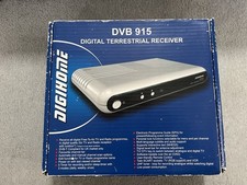 DVB 915 Digital Terrestrial Receiver (DIGIHOME) + Remote & Cables. Freeview Box