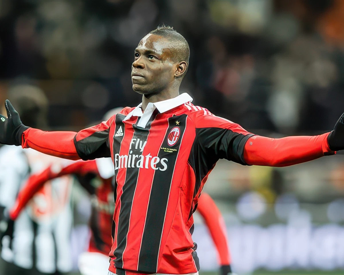 Mario Balotelli AC Milan International Club Soccer Fan Apparel and