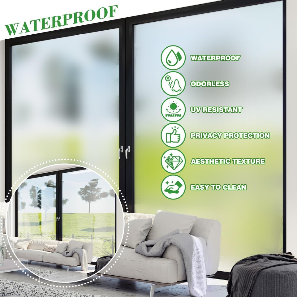 Frosted Glass Paint for Windows - 16oz Water-Based Window Privacy Film ...