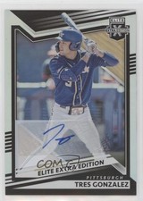 2022 Panini Elite Extra Edition Signatures Tres Gonzalez #140 Auto 00rs