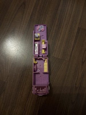 Polly Pocket Mini 1994 Pferde-/Wohnmobil Bluebird Bus Lila
