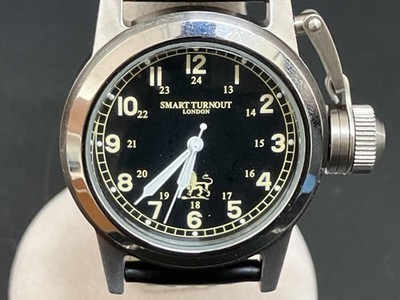 SMART TURNOUT SMTW-003 Analog Quartz Wristwatch 19cm Belt Used Timepiece
