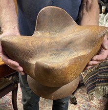 Vintage Carving Leek School In Manner Of Barbera Hepworth Henry Moore Sculpture