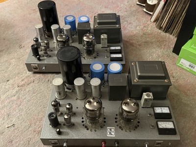 Audio Professor  6c33c-b OTL  Mono Tube Amplifiers. Western Electric Caps Listen