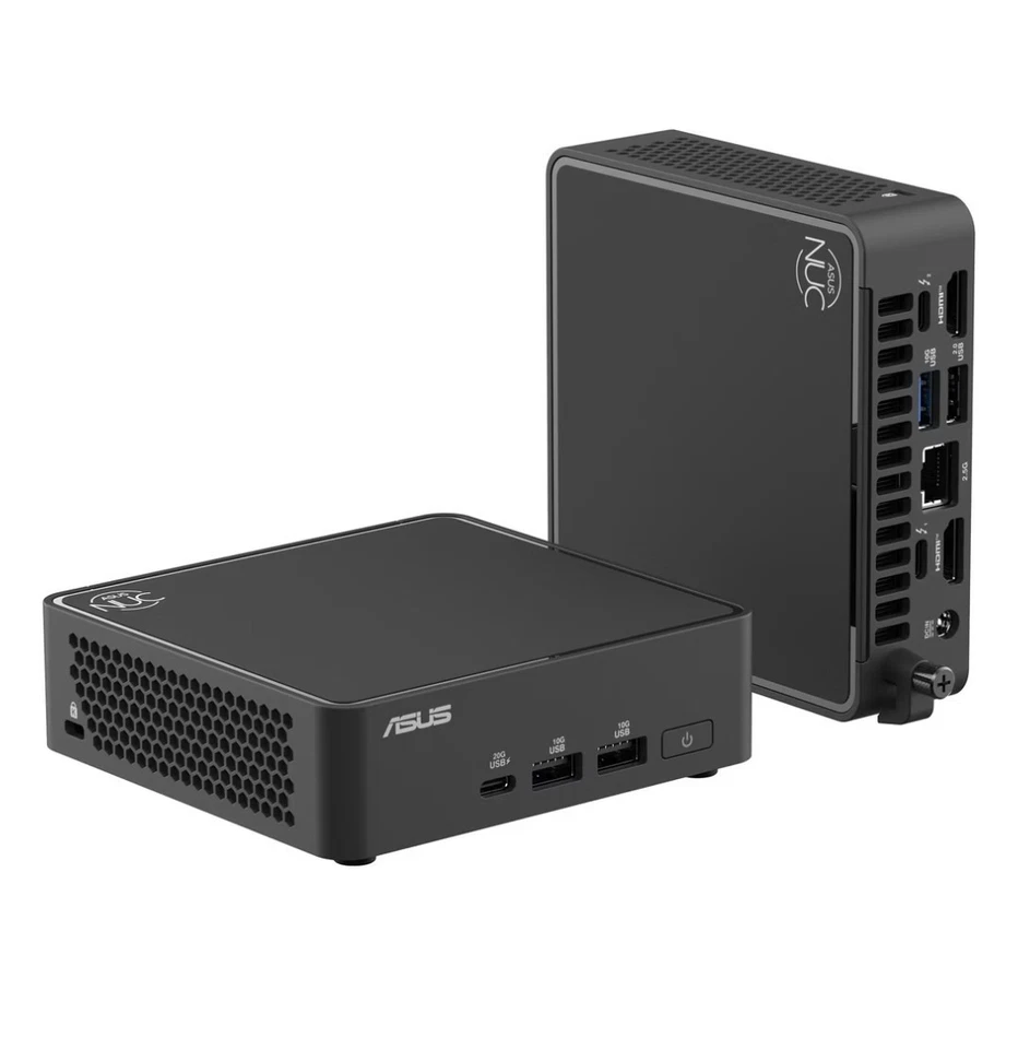 ASUS NUC 15 PRO-Mini PC-Intel 3 100U-16GB DDR5+1TB M2 Crucial-WIN 11 Pro-Office - Bild 4 von 4