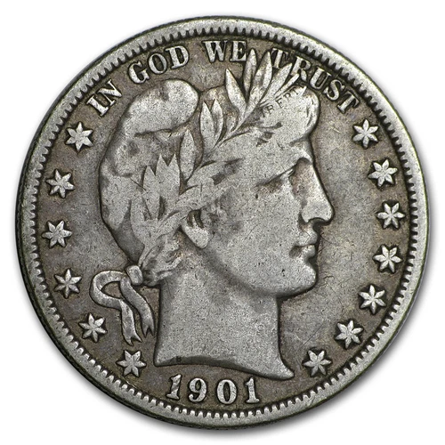 1901-O Barber Half Dollar Fine