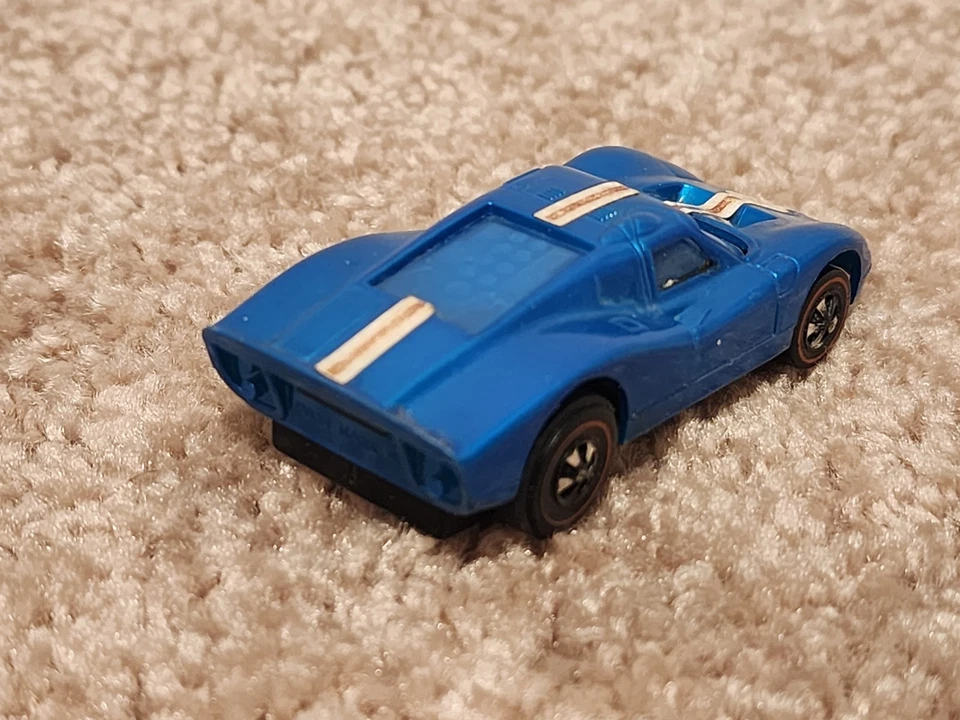 De colección 1969 Mattel Hot Wheels SIZZLERS Ford Mark IV azul sin probar Foto 4 de 4