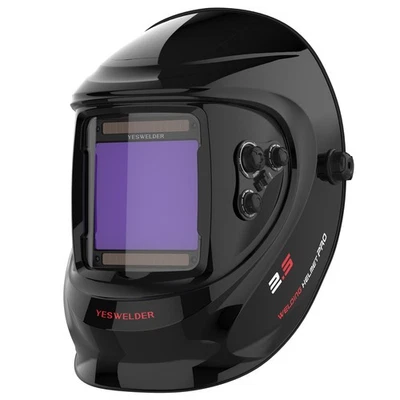 YESWELDER 10x9cm Auto-Dunkel-Schweißhelm Shade 4-13 für WIG/MIG/ARC