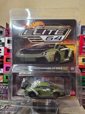 Hot Wheels Elite 64 LBWK Lamborghini Aventador LP 700-4 Green