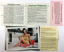 Vintage Kodak Kodachrome Kodacolor Slides Package Box Inserts 1950s Photography