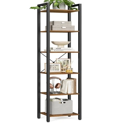 Regal, Bücherregal, Standregal, DVDRegal, mit 6 Ebenen, Büroregal, offene Abl... - Bild 1 von 4