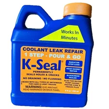 K-Seal Multi-Purpose One Step Permanent Coolant Leak Repair, 8oz pour and go