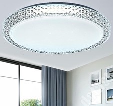 LED Flush Mount Ceiling Light Ultra Thin Round Cool White 6000K 18W/24W/36W/48W