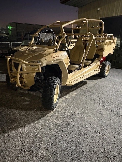 2017 POLARIS MRZR SIDE BY SIDE MILITARY ATV DIESEL COMBAT VEHICLE 4 PASSENGER - Image 2 of 4