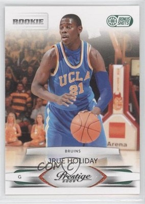 2009-10 Panini Prestige Bonus Shots Green 25/25 Jrue Holiday #197 Rookie RC 1o2
