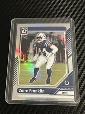 2024 Panini Donruss Optic Zaire Franklin #87 Holo Prizm — Indianapolis Colts