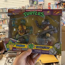 Playmates Toys Teenage Mutant Ninja Turtles - Leonardo vs Rocksteady