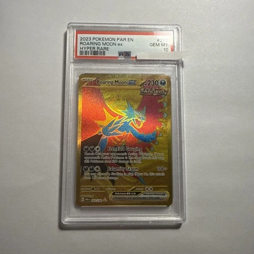 Roaring Moon ex 262/182 SV04: Paradox Rift Holo PSA 10