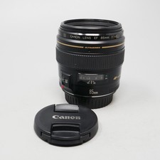 Canon EF 85mm f/1.8 USM Lens - plus Caps